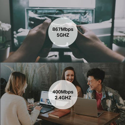 Scheda di rete Wireless - TPLink Archer T3U - Adattatore Wifi N - 1300Mbps MU-MIMO - Esterno Usb