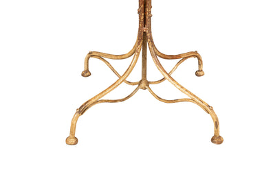 Biscottini TAVOLO IN FERRO BATTUTO FINITURA BIANCA ANTICATA quadrato dimensioni lunghezza