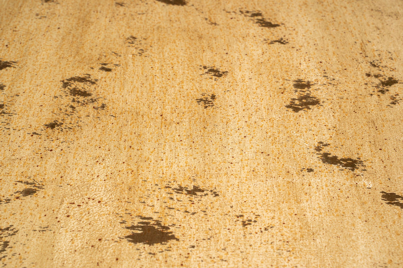 Biscottini TAVOLO IN FERRO BATTUTO FINITURA BIANCA ANTICATA quadrato dimensioni lunghezza