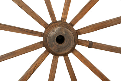 Biscottini RUOTA CARRO ANTICA RESTAURATA L159XPR30XH159 molto robusta Offerta Speciale