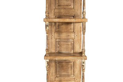 Biscottini Etagere Shabby in legno massello finitura naturale anticata realizzato Offerta