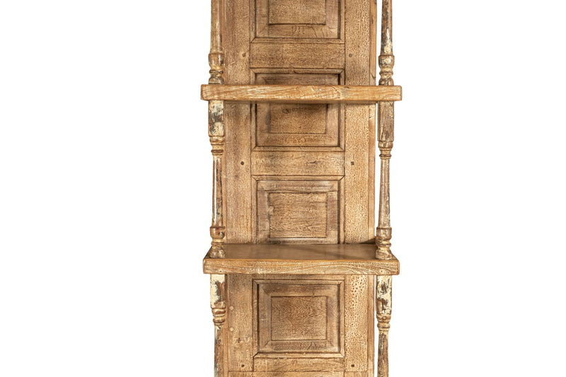 Biscottini Etagere Shabby in legno massello finitura naturale anticata realizzato Offerta