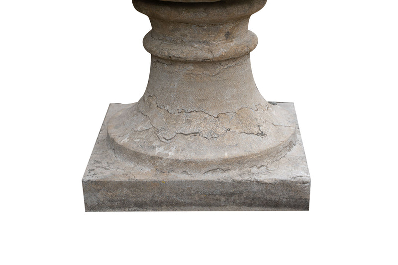 Biscottini VASO FESTONATO INVECCHIATO IN PIETRA pietra, conca festonata Offerta Speciale