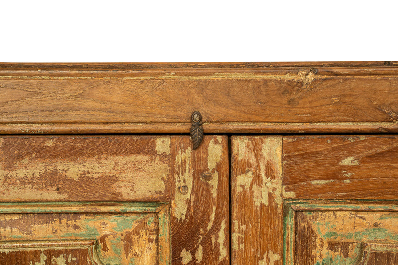 Biscottini FINESTRA CON TELAIO FINEMENTE RESTAURATA IN LEGNO MASSELLO DI TEAK