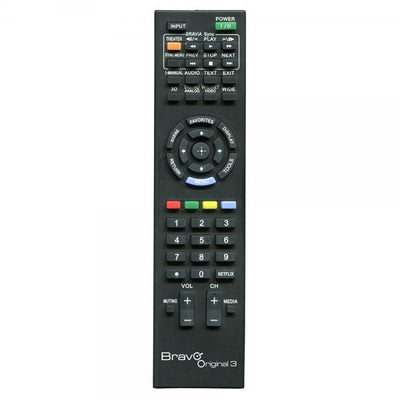 BRAVO ORIGINAL 3 (90202049) - TELECOMANDO COMPATIBILE FEDELMENTE RIPRODOTTO PER TV SONY