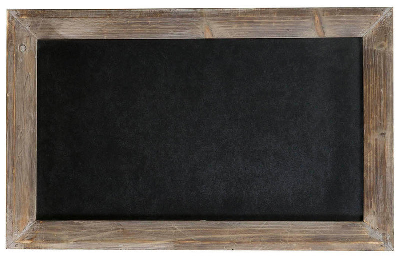 Biscottini Lavagna da parete verticale/orizzontale con cornice in legno finitura legno anticato 50x3x80 cm