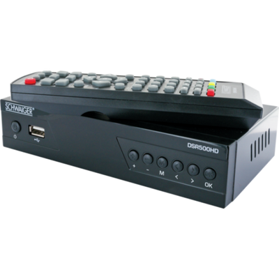 Schwaiger DSR500HD set-top box TV Cavo Full HD Nero (Schwaiger DSR 500 HD - Satellit Tv-mod)