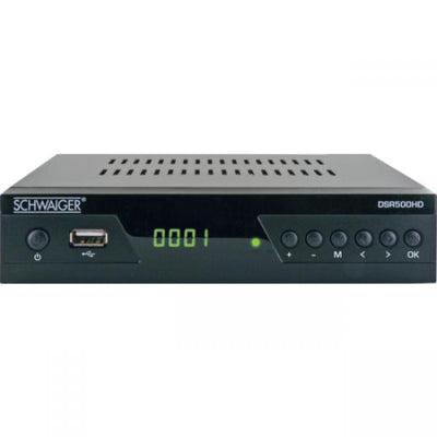 Schwaiger DSR500HD set-top box TV Cavo Full HD Nero (Schwaiger DSR 500 HD - Satellit Tv-mod)