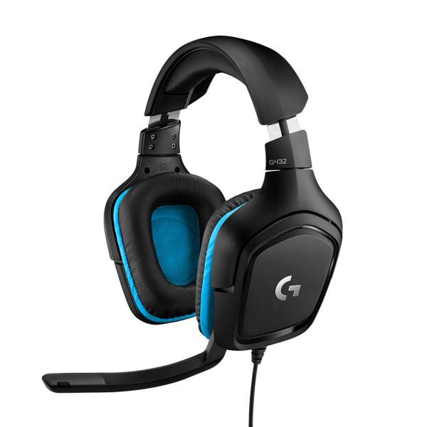 LOGITECH G432 Cuffie da gioco cablate con audio surround 7.1