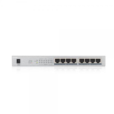 Zyxel GS1008HP Non gestito Gigabit Ethernet [10/100/1000] Supporto Power over Ethernet [PoE] Grigio (GS1008-HP 8-PORT DT GB POE+ - SWITCH)
