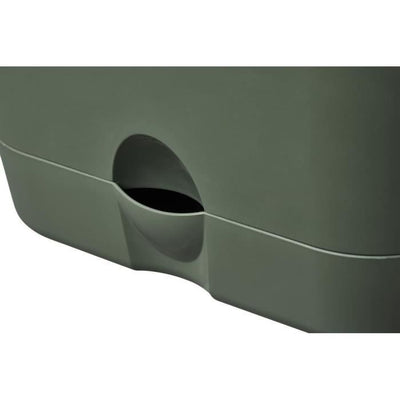 ELHO Green Basics Vaso da coltivazione quadrato -  35 - Plastica - 14 l - Verde