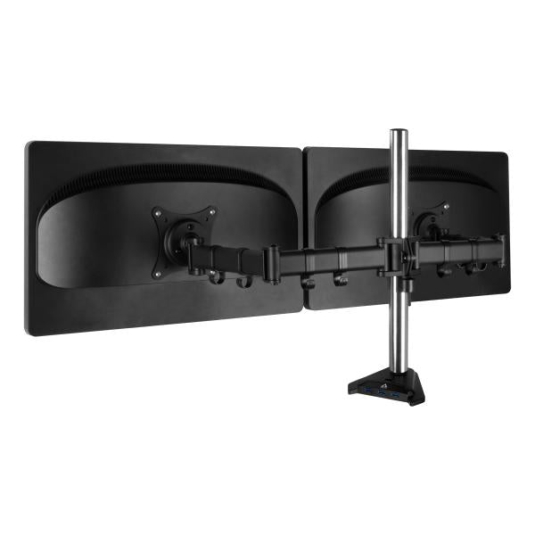 ARCTIC Z2 Pro [Gen 3] 86,4 cm [34] Scrivania Nero (ARCTIC Z2 Pro [Gen3] Dual Monitor Arm with 4-Port USB 3.0 Hub, Up to 34 Monitors / 29 Ultrawide, 180? Swivel, 360? Rotation)