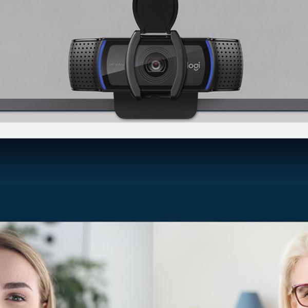 Logitech HD Pro Webcam C920S - Webcam - A colori