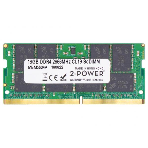 2-Power 2P-4VN07AA memoria 16 GB 1 x 16 GB DDR4 (16GB DDR4 2666MHz CL19 SoDIMM)