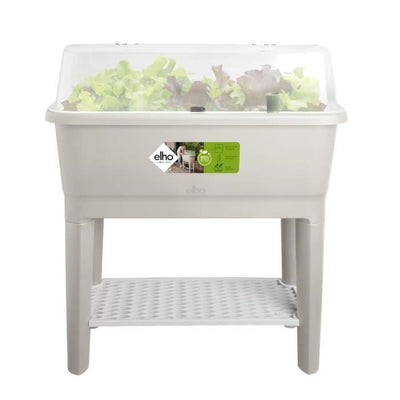Orto in piedi ELHO Noa - Grigio - L 79 x P 39 x H 94 cm - coltivazione e raccolta - 100% riciclato