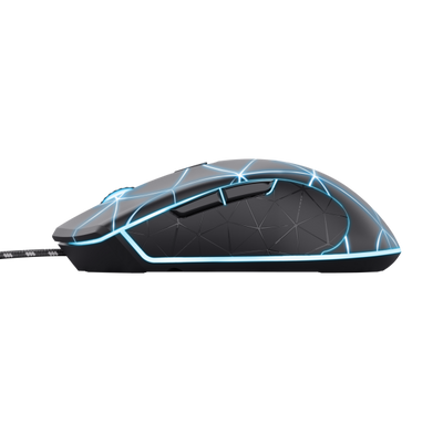 Mouse Gaming Trust GXT 133 Lock USB - fino a 4000DPI - Copertura superiore illuminata a LED con effetto breathing a 4 colori - 6 Tasti