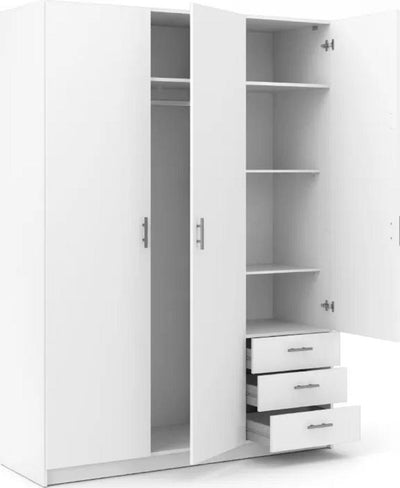 KIT ARMADIO SPRINT 3 ANTE E 3 CASSETTI CM. 147X50X200H