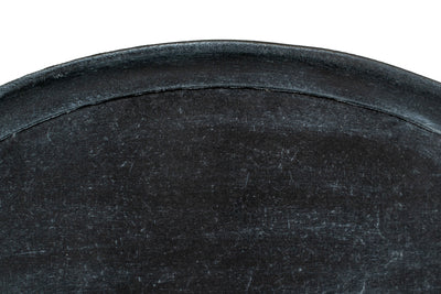 Biscottini Vassoio in legno finitura nera Made in Italy