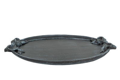 Biscottini Vassoio in legno finitura nera Made in Italy