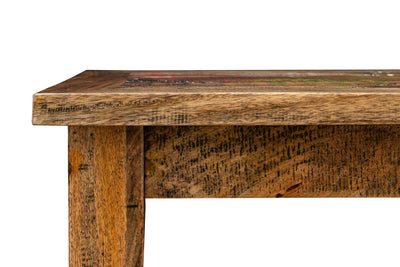 Biscottini Tavolo massello rettangolare o quadrato Country Shabby da pranzo taverna ufficio riunione fumo