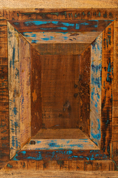 Biscottini Tavolo massello rettangolare o quadrato Country Shabby da pranzo taverna ufficio riunione fumo