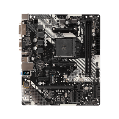 Asrock B450M-HDV R4.0 AMD B450 Presa AM4 micro ATX