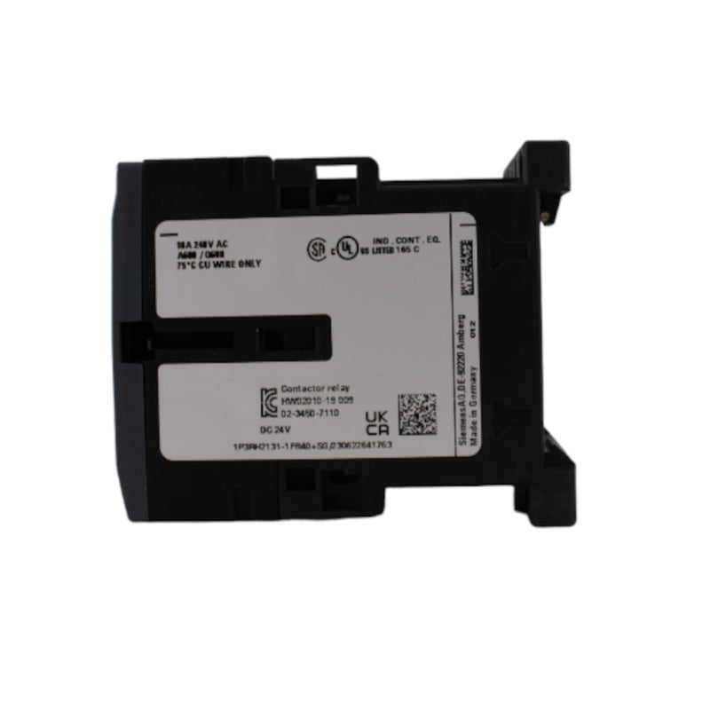 Contattore ausiliario 6A 3NO+1NC 24VDC con diodo Siemens