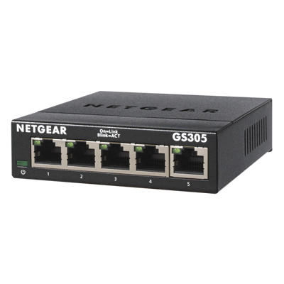 Switch di rete Netgear GS305 - 5 porte Unmanaged SOHO