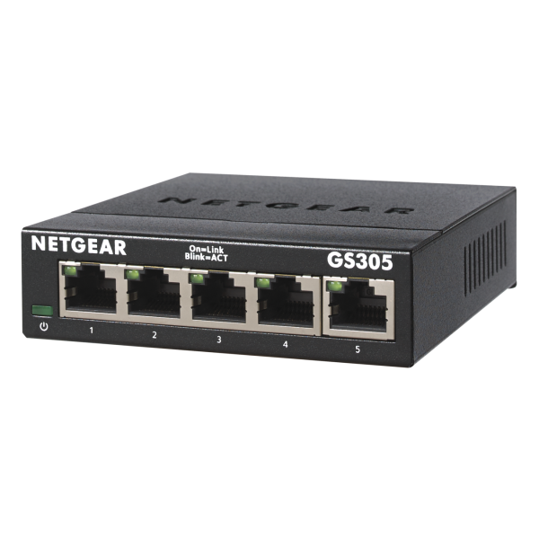 Switch di rete Netgear GS305 - 5 porte Unmanaged SOHO
