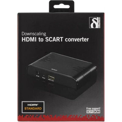 Deltaco HDMI-SCART2 convertitore video (DELTACO HDMI-SCART2 - video transforme)