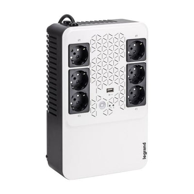 LEGRAND KEOR MULTIPLUG 600VA (310081) - UPS LINE INTERACTIVE - 6 PRESE SHUKO - AUTONOMIA 15 MINUTI