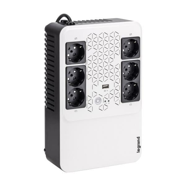 LEGRAND KEOR MULTIPLUG 600VA (310081) - UPS LINE INTERACTIVE - 6 PRESE SHUKO - AUTONOMIA 15 MINUTI
