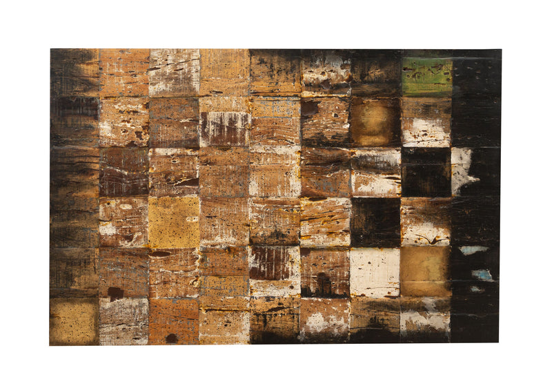 Biscottini Tavolo massello rettangolare o quadrato Country Shabby da pranzo taverna ufficio riunione fumo