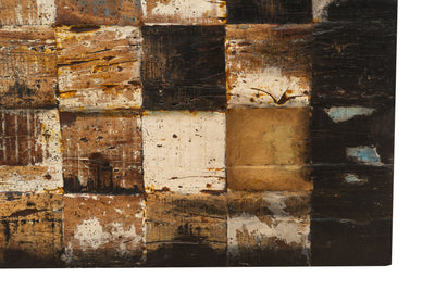 Biscottini Tavolo massello rettangolare o quadrato Country Shabby da pranzo taverna ufficio riunione fumo