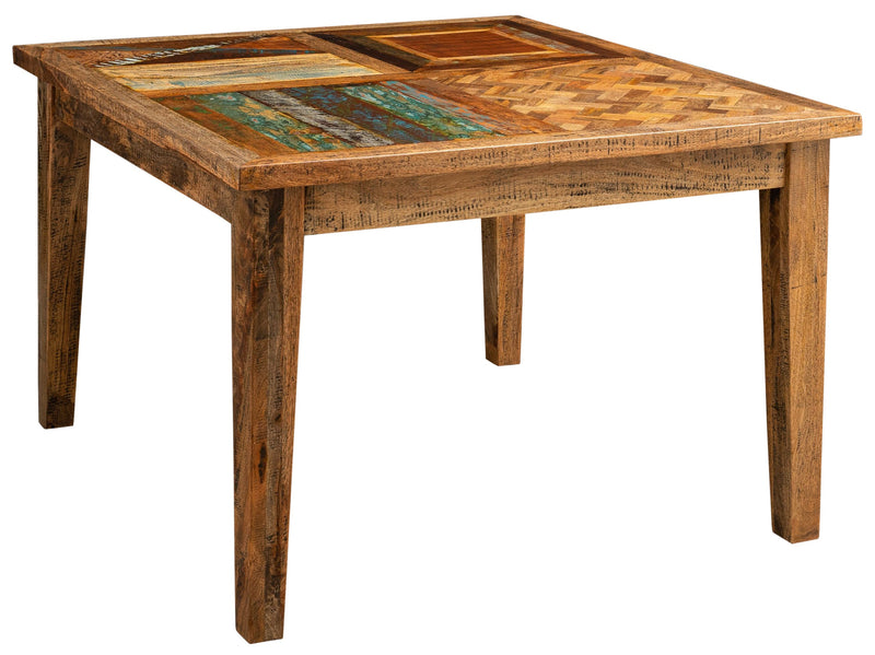 Biscottini Tavolo massello rettangolare o quadrato Country Shabby da pranzo taverna ufficio riunione fumo