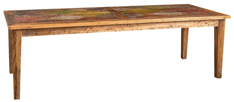 Biscottini Tavolo massello rettangolare o quadrato Country Shabby da pranzo taverna ufficio riunione fumo