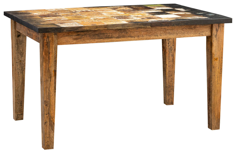 Biscottini Tavolo massello rettangolare o quadrato Country Shabby da pranzo taverna ufficio riunione fumo