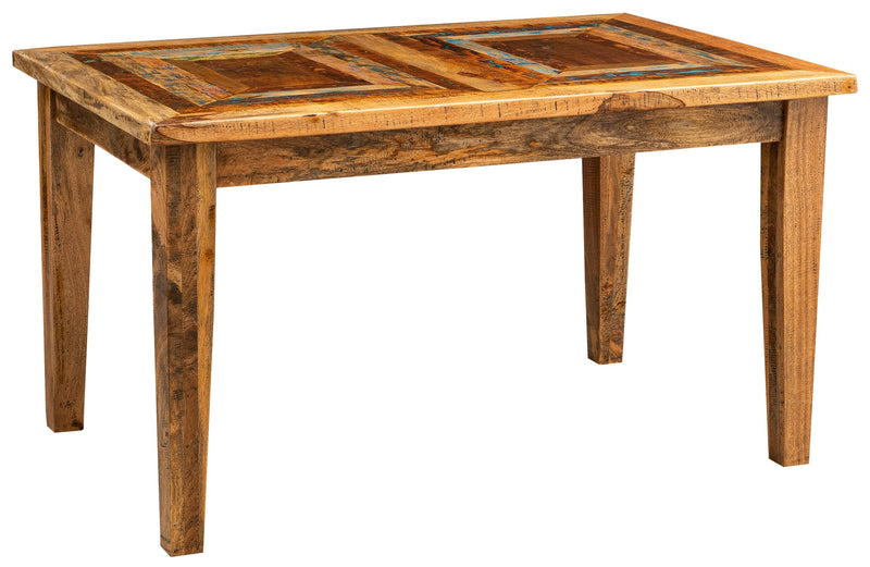 Biscottini Tavolo massello rettangolare o quadrato Country Shabby da pranzo taverna ufficio riunione fumo