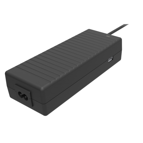 Alimentatore Universale per Notebook 120W con 12 connettori- porta USB 5V1A- 100/240VAC- 9.5/24VDC