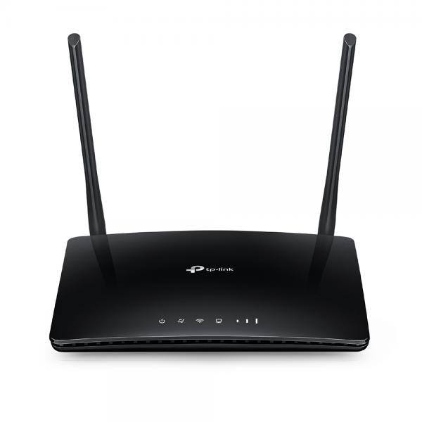 Router Wireless TpLink MR6400 - 300Mbps Wireless N - SCondivisione della rete 4G LTE con dispositivi Wi-Fi multipli e download fino a 150Mbps - Nessuna configurazione richiesta, basta inserire una sc