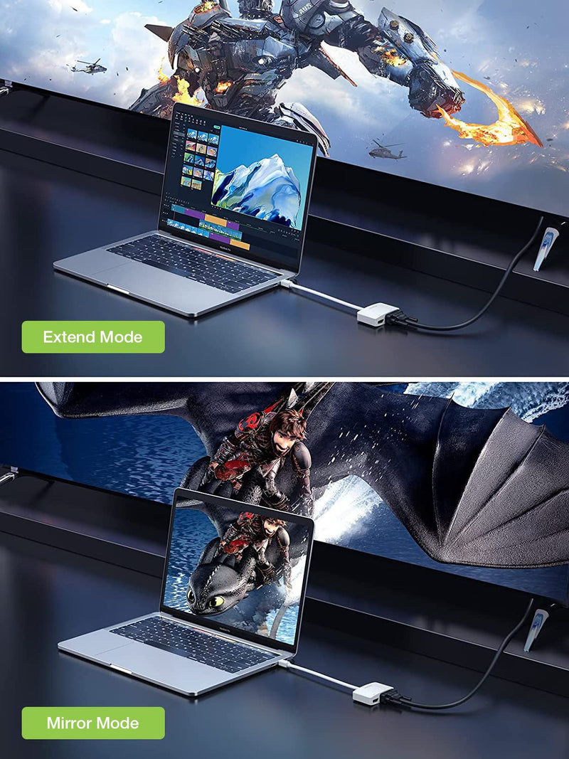 Adattatore DisplayPort ad HDMI/VGA 4K 60Hz