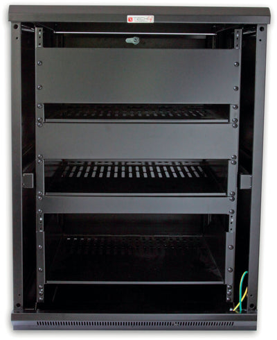 Armadio Rack 19'' 600x600 15U per Audio Video Nero