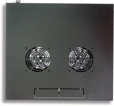 Armadio Rack 19'' a Muro 6U prof. 450 Nero Assemblato