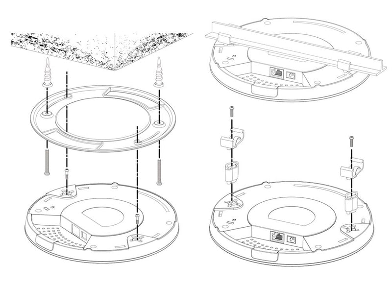 Access Point PoE 2x2 N da Soffitto, CAP300