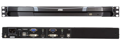 Console KVM USB HDMI DVI VGA con LCD da rack 19'', CL3800
