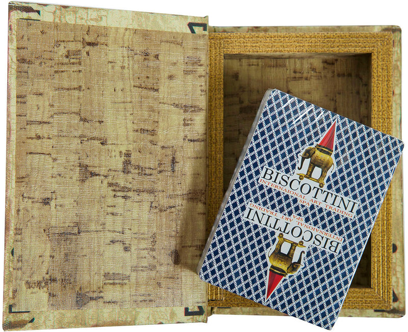 Biscottini Contenitore per carte da gioco 7 FIORI