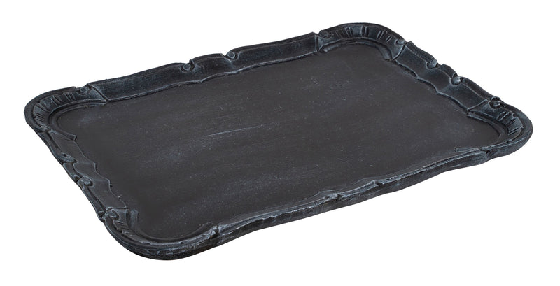 Biscottini Vassoio in legno finitura nera Made in Italy