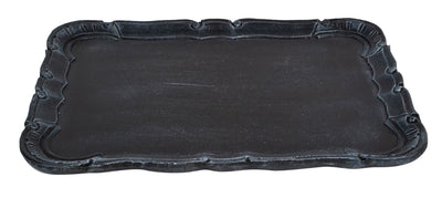 Biscottini Vassoio in legno finitura nera Made in Italy