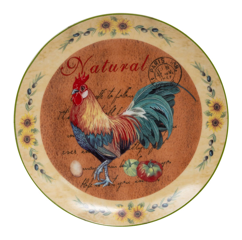 Biscottini Set tre piatti decorativi da parete in ceramica decorata L20XPR20XH2 cm