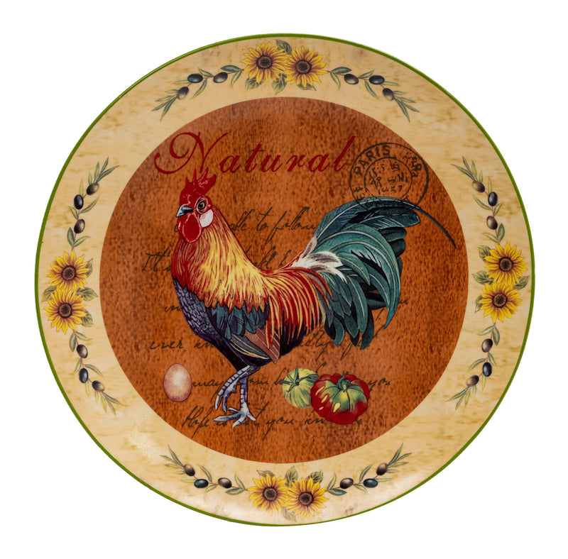 Biscottini Set tre piatti decorativi da parete in ceramica decorata L40XPR40XH4 cm